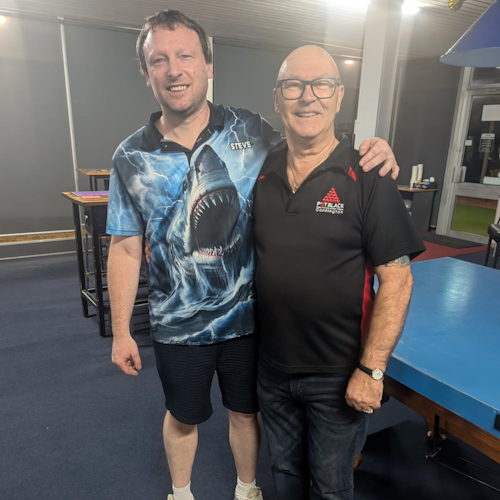 Div 2 Singles Winner Nick Mabbott Runner Up Steve Hall